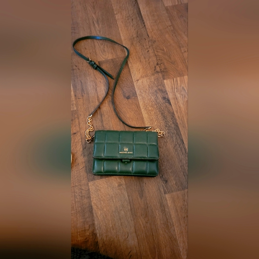 Michael Kors leather crossbody bag